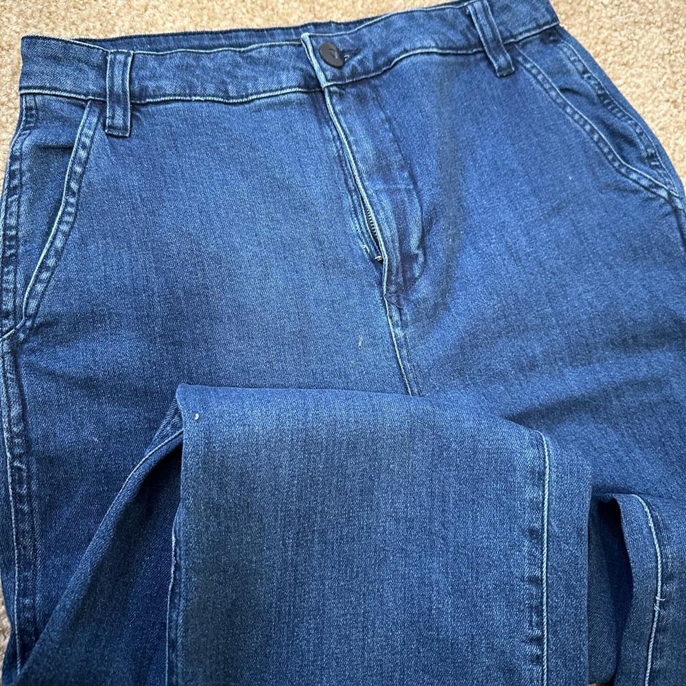 High Rise Straight Leg Jeans - Picture 2 of 5
